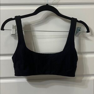 Aerie | black swim top | approx. small
